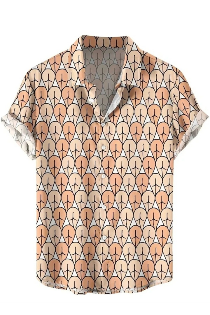 Cassian | Men's Printed Summer Shirt | Vintage