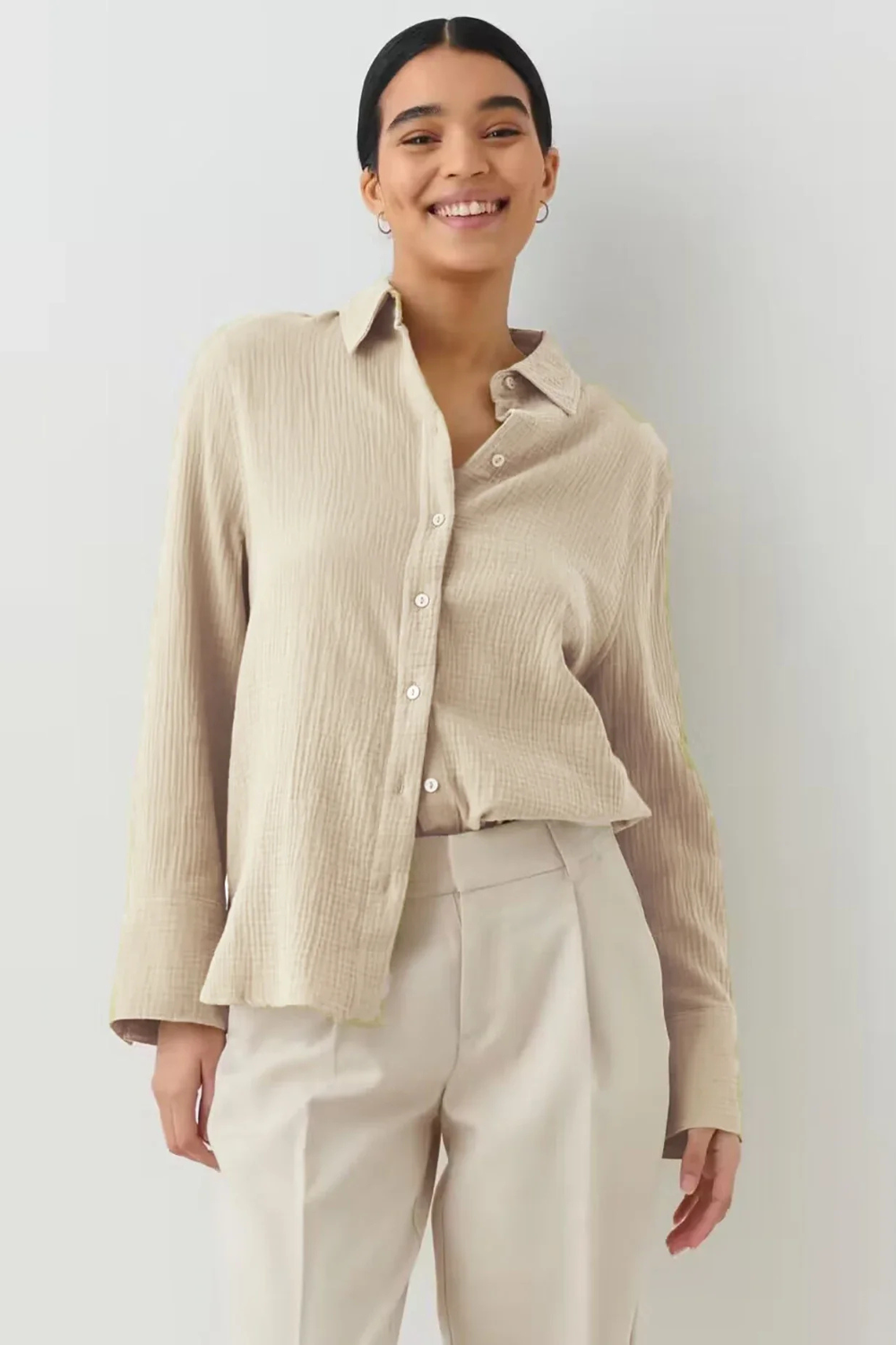 Marisol | Women's Breathable Button-Down Shirt