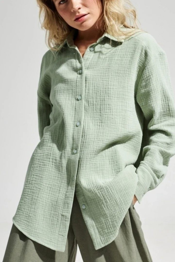 Marisol | Women's Breathable Button-Down Shirt