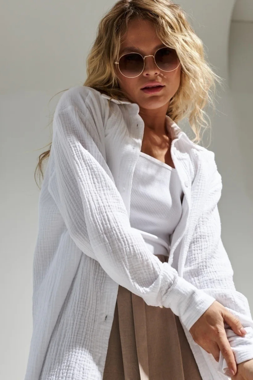 Marisol | Women's Breathable Button-Down Shirt