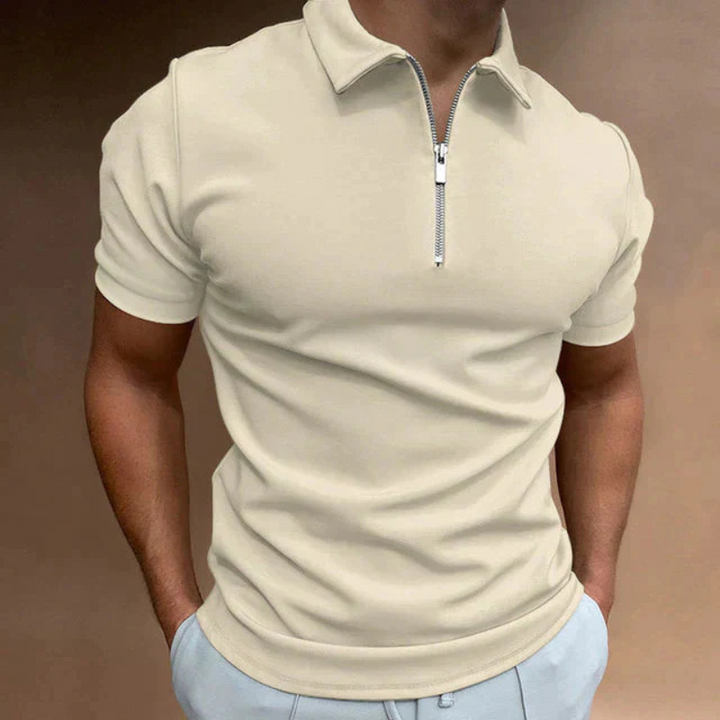 Lincoln | Men’s Polo Shirt | Trendy Zipper