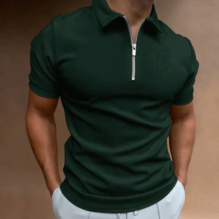 Lincoln | Men’s Polo Shirt | Trendy Zipper