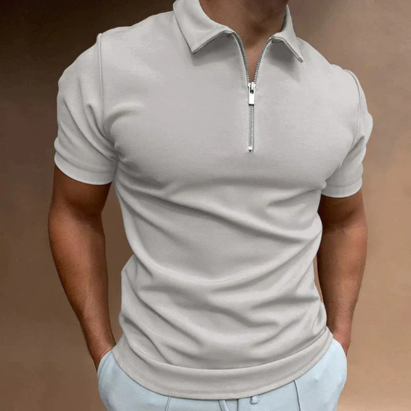 Lincoln | Men’s Polo Shirt | Trendy Zipper