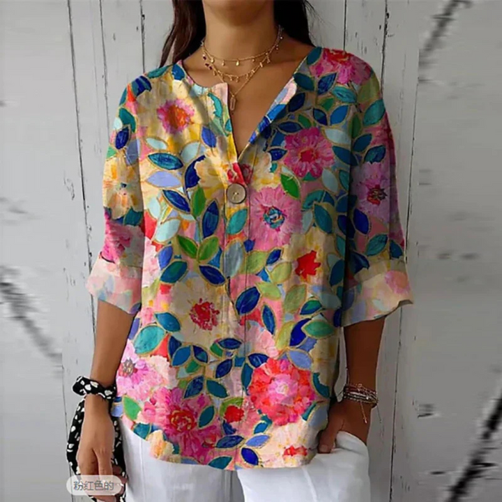 Marcella | Women’s Spring Blouse | Floral Lightweight