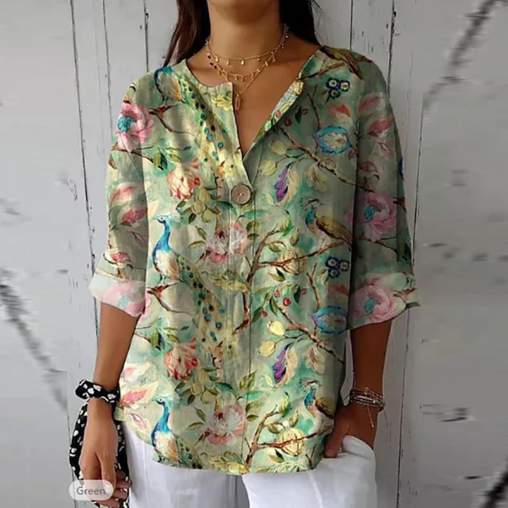 Marcella | Women’s Spring Blouse | Floral Lightweight